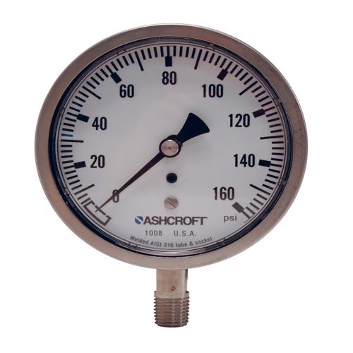 GSS1500-4 Stainless Steel Dry Gauge